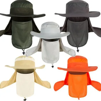 Летняя Охотничья Съемная шляпа для рыбалки на открытом воздухе, Солнцезащитные кепки, кепка с защитой от ультрафиолета, водонепроницаемый, быстросохнущий козырек, Панама, Рыбацкая шляпа,