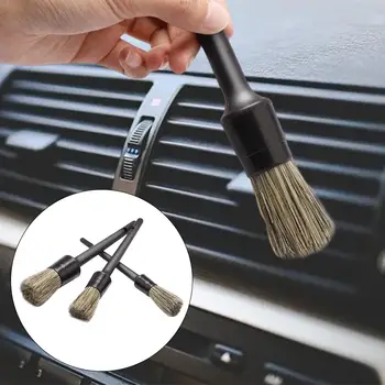 Универсальные щетки для чистки деталей автомобиля, удобные для хранения, с отверстием на ручке